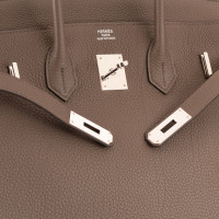 Hermès Birkin Bag 35 aus Leder in Ocker