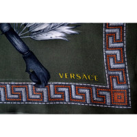 Versace Scarf/Shawl Silk in Olive