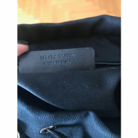Yves Saint Laurent Umhängetasche aus Baumwolle in Schwarz