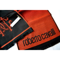 Roberto Cavalli Scarf/Shawl Wool in Orange