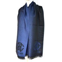 Roberto Cavalli Scarf/Shawl Wool in Blue