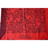Versace Scarf/Shawl Wool in Red