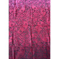 Versace Schal/Tuch aus Wolle in Rosa / Pink