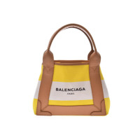 Balenciaga Handtasche aus Canvas in Gelb