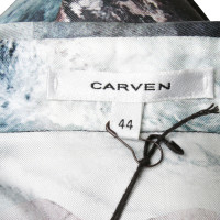 Carven Bluse mit Felsen-Print
