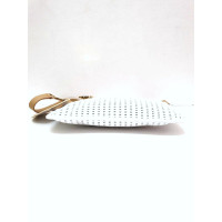 Moncler Clutch en Cuir en Blanc