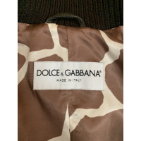 Dolce & Gabbana Veste/Manteau en Cuir en Noir