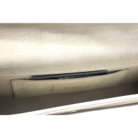 Yves Saint Laurent Clutch Bag Leather in Beige