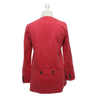 Comptoir Des Cotonniers Jacke/Mantel aus Baumwolle in Rot
