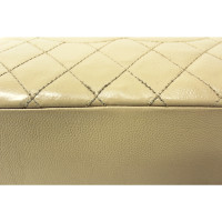 Chanel Shopper Leer in Beige