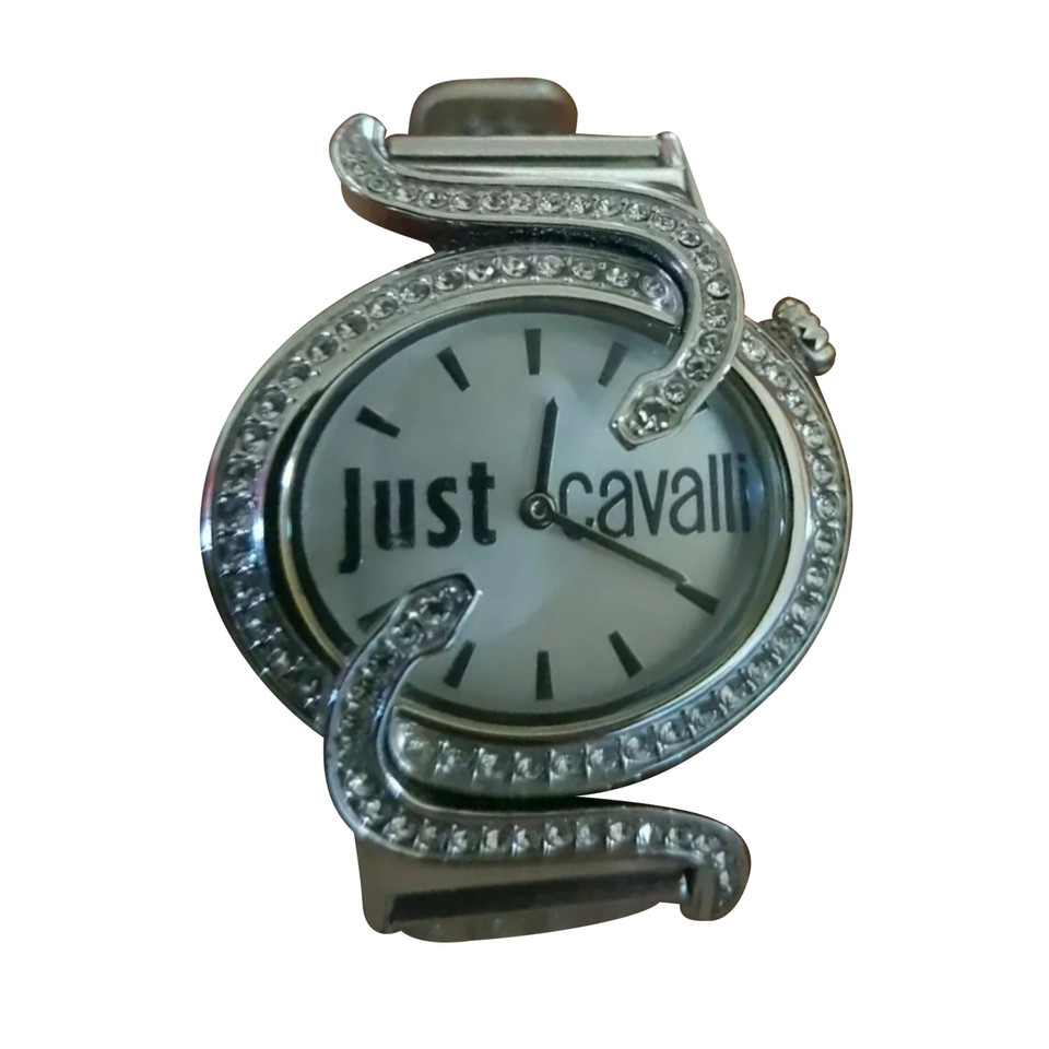 Just Cavalli Horloge Staal in Zilverachtig