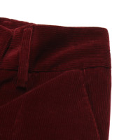 Prada Trousers Cotton in Red