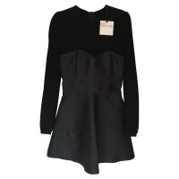 Red Valentino Zwarte mini-jurk