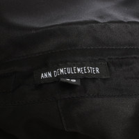 Ann Demeulemeester Top Silk in Black