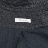 Pollini Jacket/Coat Cotton in Blue