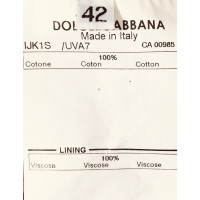 Dolce & Gabbana Jas/Mantel Katoen in Beige