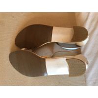 Salvatore Ferragamo Sandals Patent leather in White