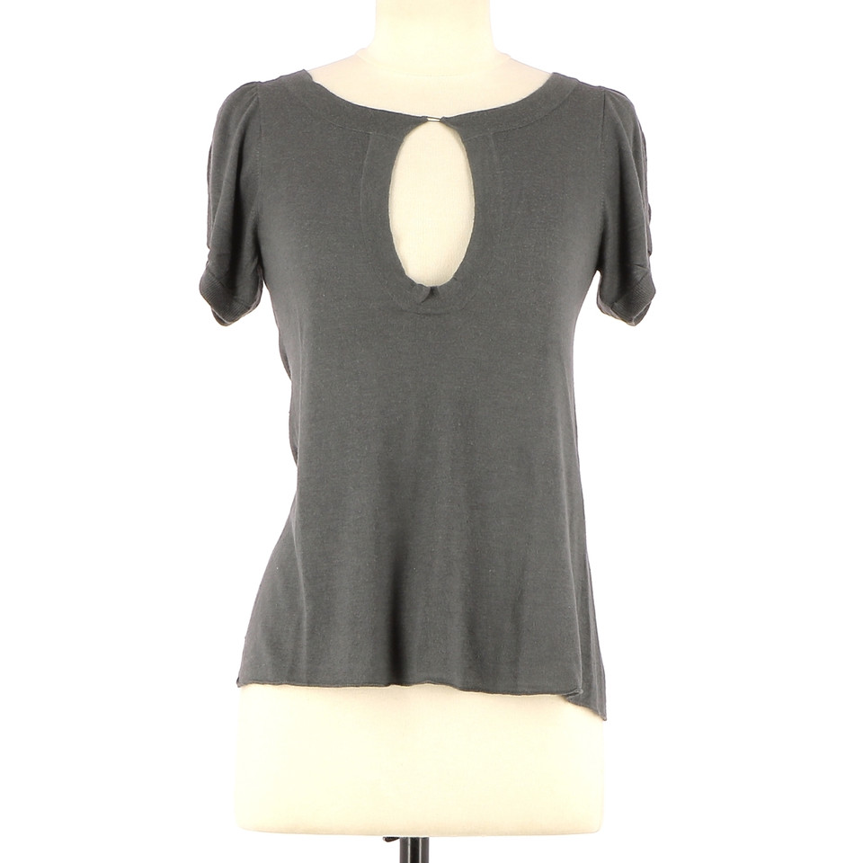 Maje Vest Cashmere in Grey