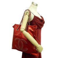 Chanel Handbag Leather in Red