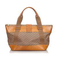 Christian Dior Tote bag Canvas in Beige