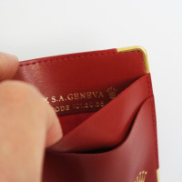 Rolex Accessoire aus Leder in Rot