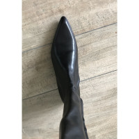 Jil Sander Bottes en Cuir en Noir