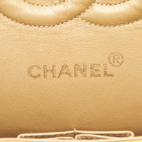 Chanel Flap Bag Leer in Beige