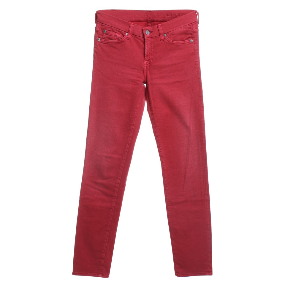 7 For All Mankind Jeans en rouge