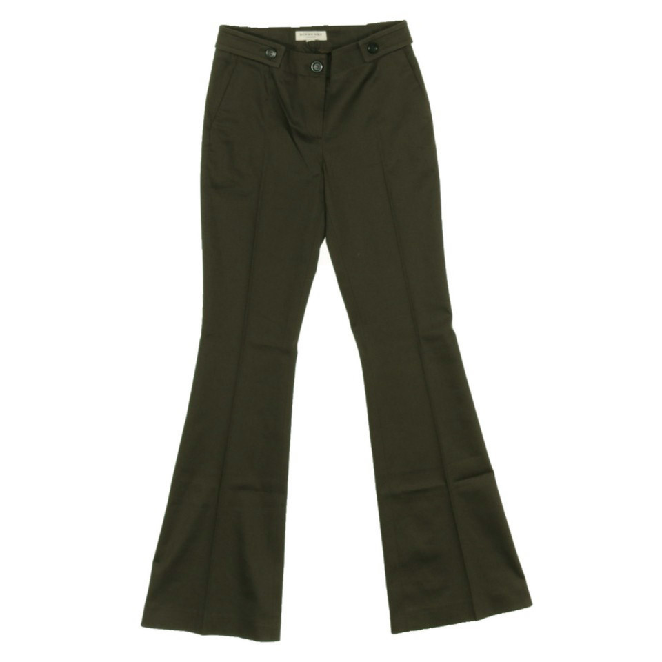 Burberry Trousers Cotton in Olive