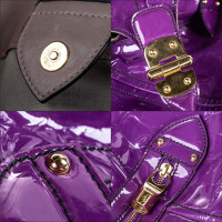 Alexander McQueen Shoulder bag Leather in Violet