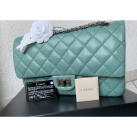 Chanel Classic Flap Bag Leather in Turquoise