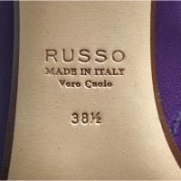 Francesco Russo Ankle boots Leather in Violet