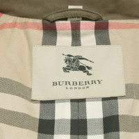 Burberry Jacke/Mantel aus Leder in Khaki