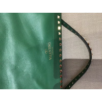 Valentino Garavani Rockstud Tote Bag aus Leder in Grün
