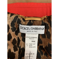 Dolce & Gabbana Giacca/Cappotto in Lana in Rosso