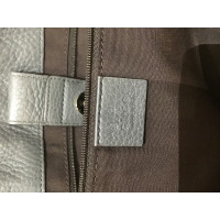 Gucci Shopper aus Leder in Grau