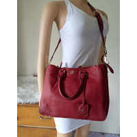 Tory Burch Handbag Leather in Red