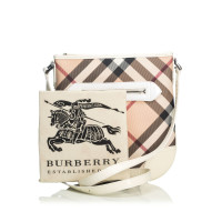 Burberry Sac à bandoulière en Toile en Blanc