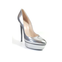 Casadei Pumps/Peeptoes Patent leather in Silvery