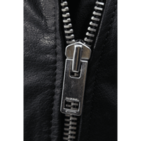 Other Designer Jacket/Coat Leather in Black