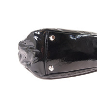 Miu Miu Shopper Patent leather in Black