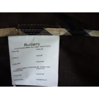 Burberry Jacke/Mantel aus Leinen in Braun