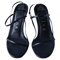 Gina Sandals Leather in Black