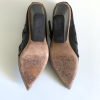 Céline Pumps/Peeptoes Leer in Zwart