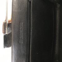 Jil Sander Clutch Bag Leather in Black