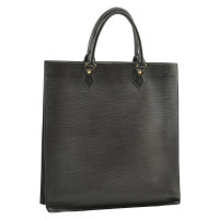 Louis Vuitton Sac Plat aus Leder in Schwarz