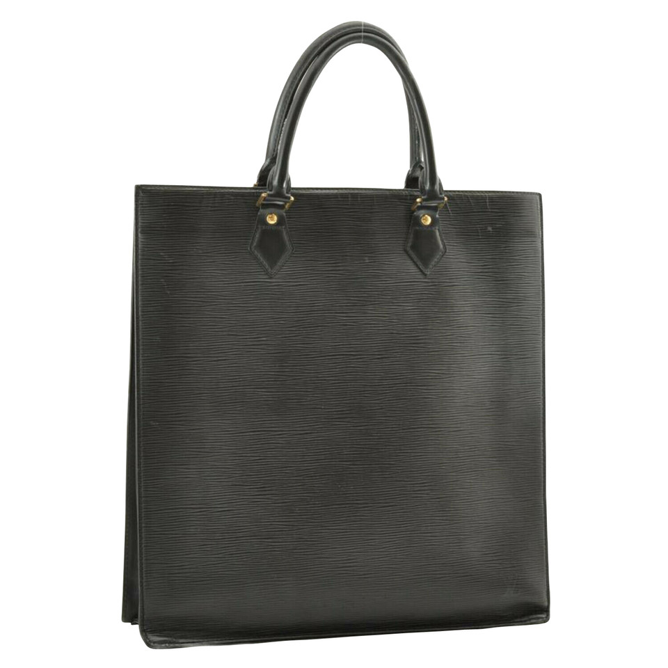 Louis Vuitton Sac Plat Leather in Black