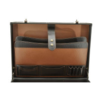 Andere Marke Reisetasche aus Leder in Schwarz
