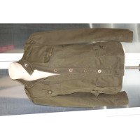 Diane Von Furstenberg Jacke/Mantel aus Baumwolle in Khaki