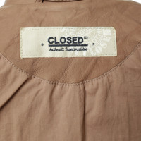 Closed Leather jacket in Taupe